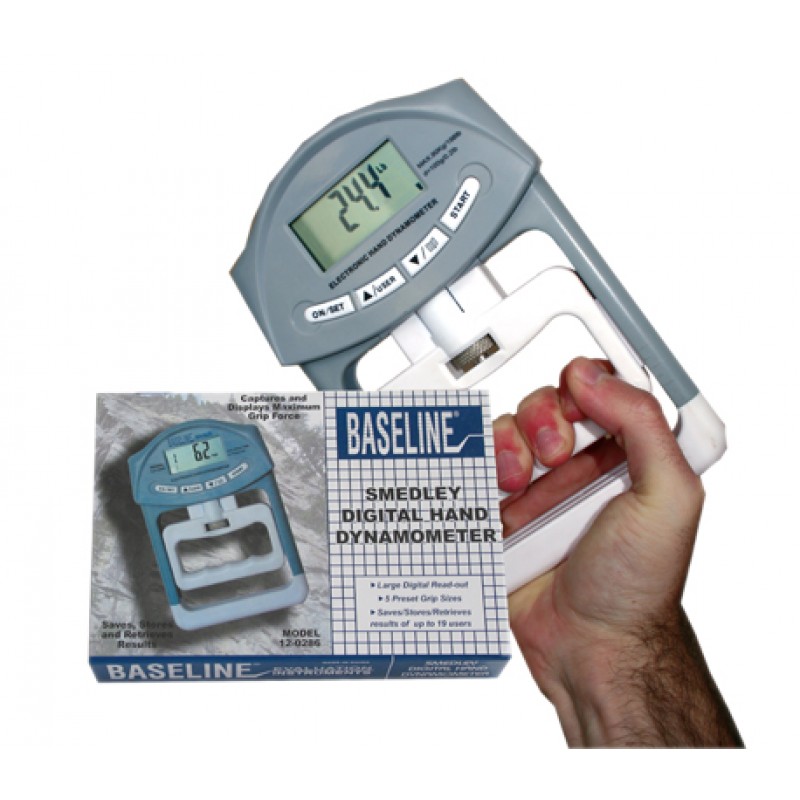 Baseline® Dynamometer - Smedley Spring - Electronic - 200 lb Capacity:
